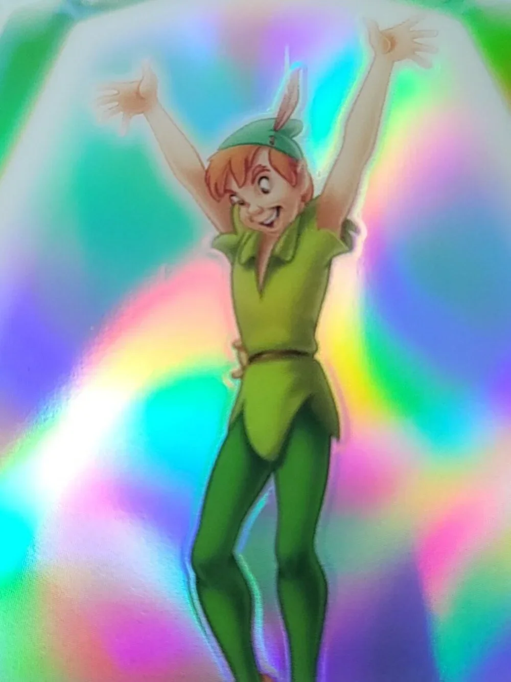 Peter Pan Topps 2026 Disney Neon Holo Chrome Refractor Limited 188/199 CNE